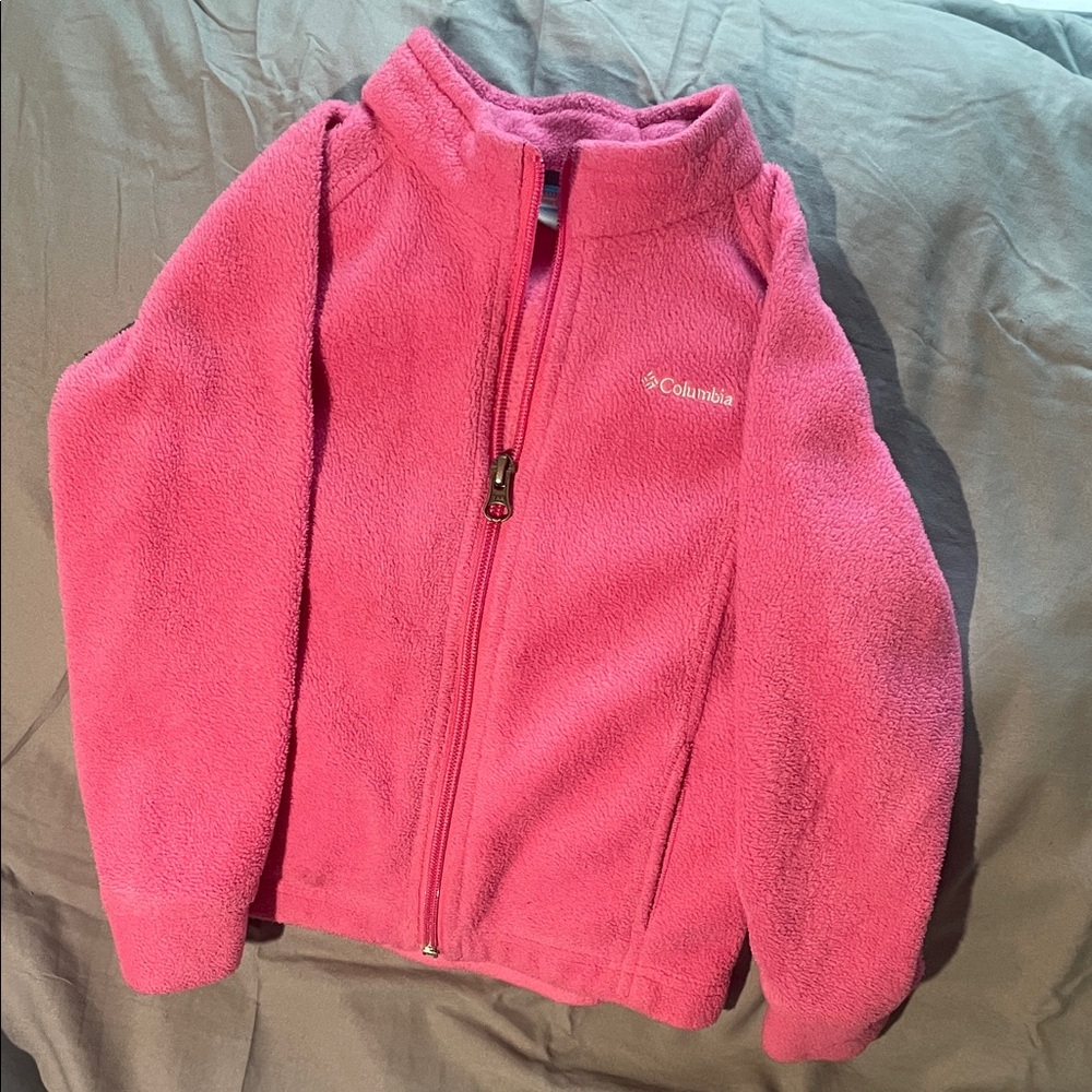 Columbia Vibrant Pink Fleece Jacket